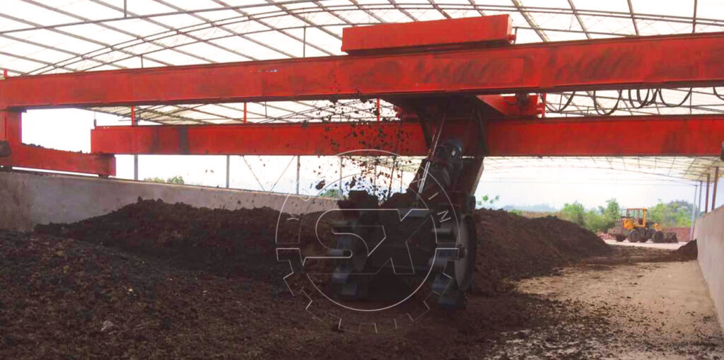 SX wheel type composting machine for sale