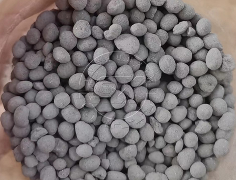 final fertilizer pellets produce by SX cow dung fertilizer making machines