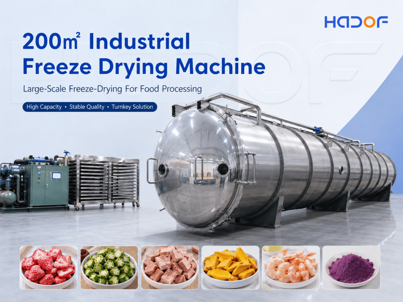 200㎡ Industrial Freeze Drying Machine