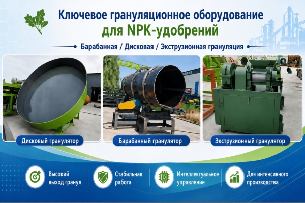 Как быстро переключать рецептуру NPK на линии 5–8 т/ч? — производственное оборудование